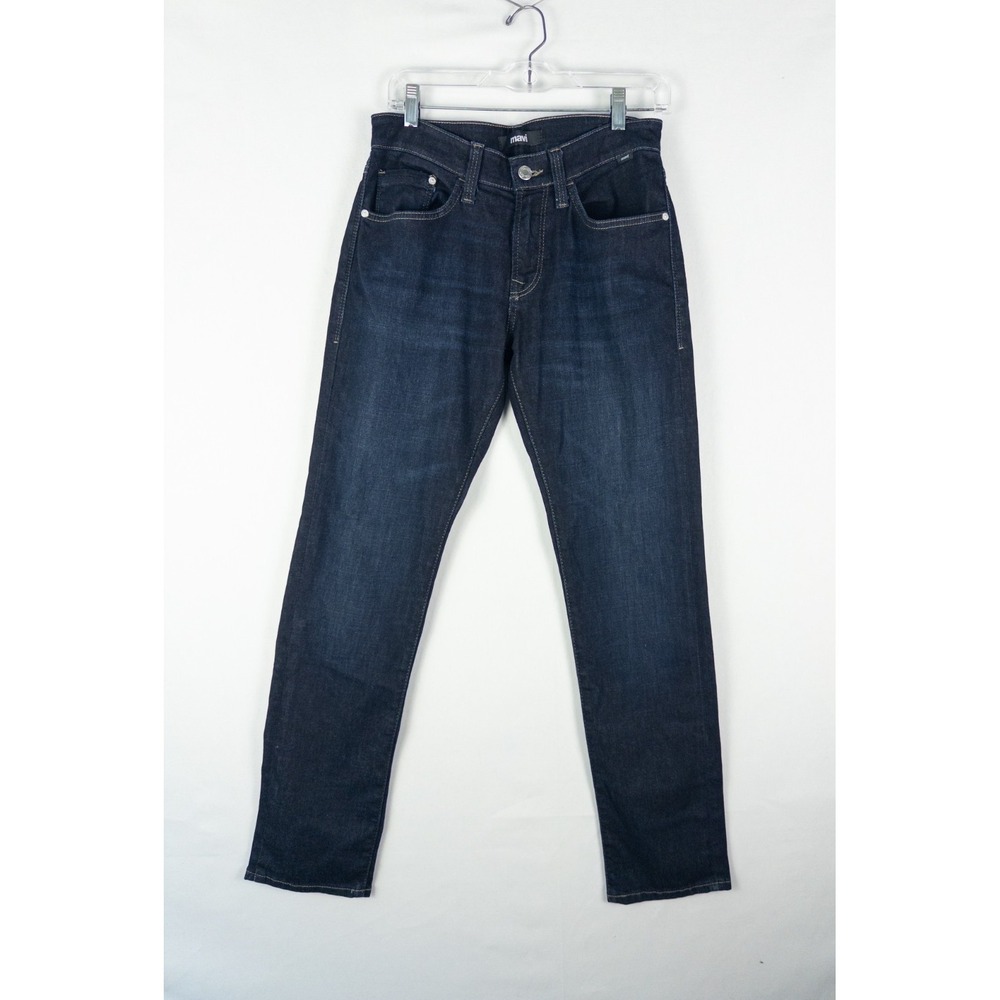 Mavi Marcus Slim Straight Leg Jeans 30x32 Mens Dark Wash Indigo Denim Stretch